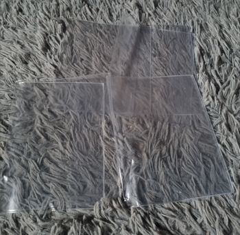 Lot 4 protèges cahiers transparent
