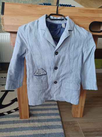 Veste de cérémonie en lin (prix ferme)