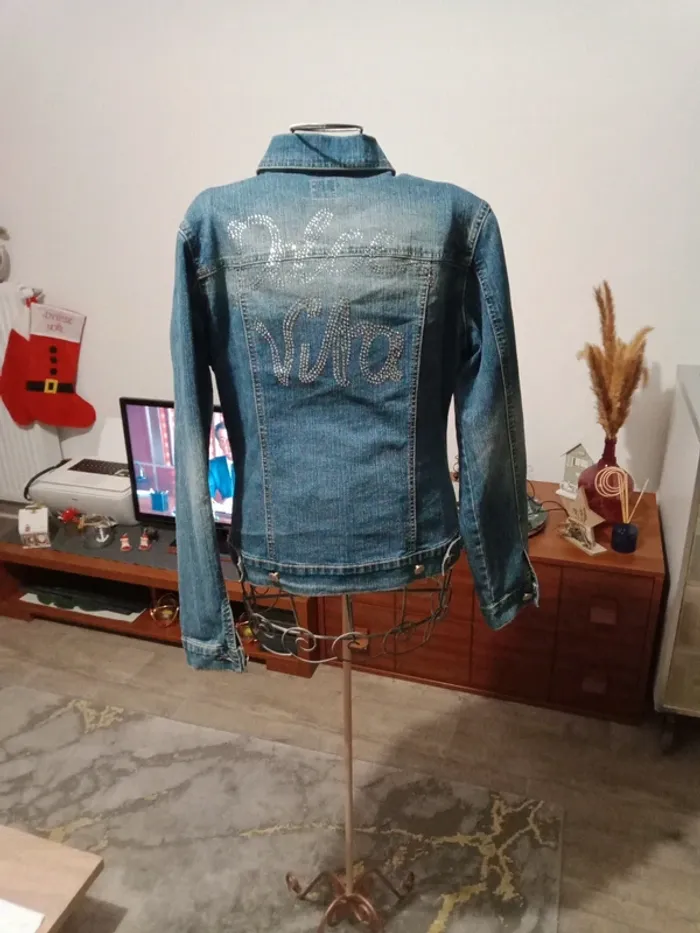 Veste en jeans bleu - photo numéro 7