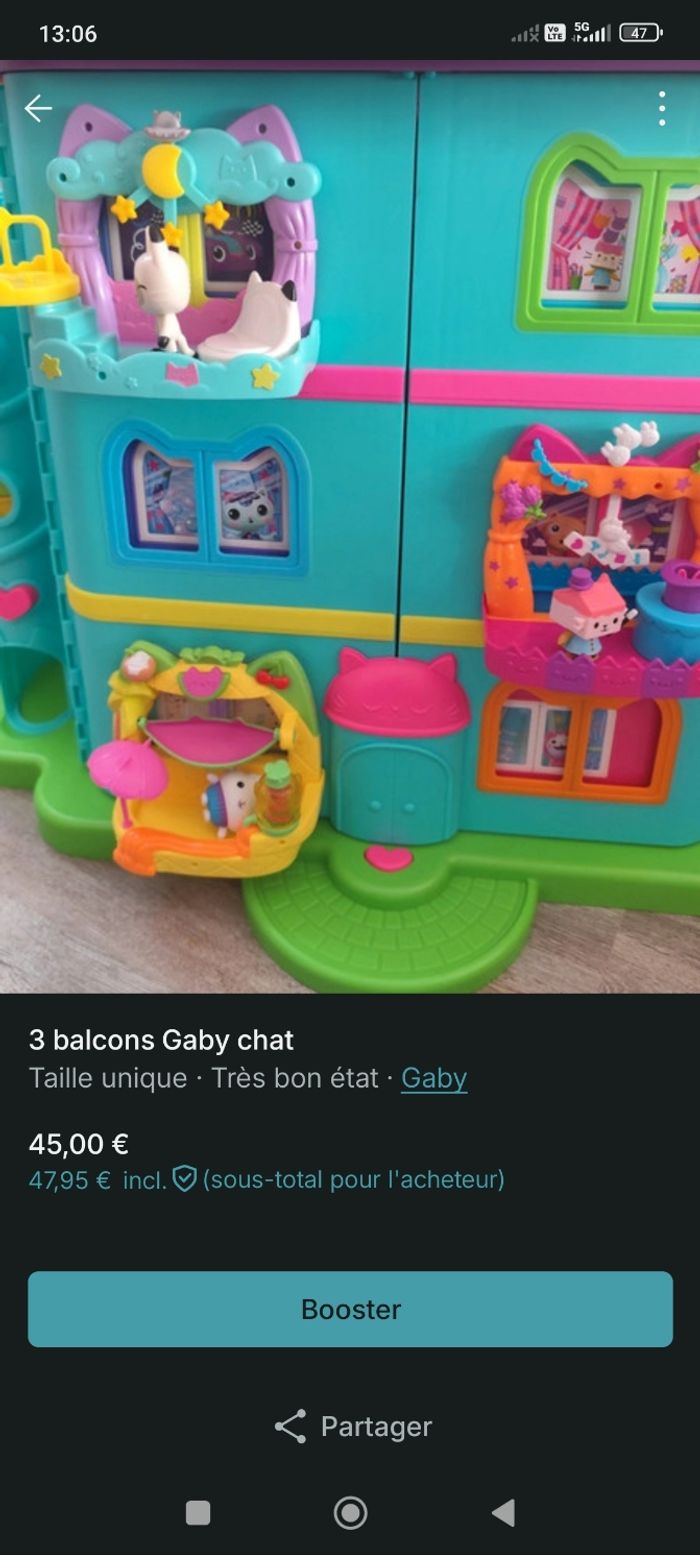 3 balcons Gaby chat