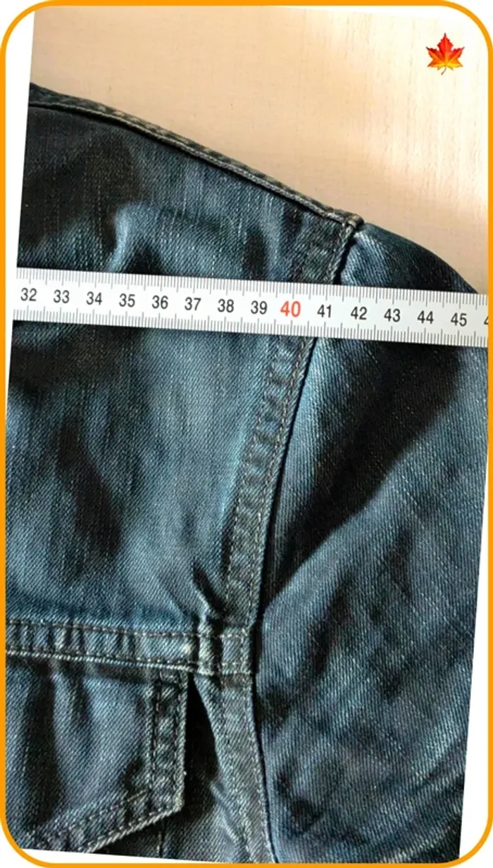 Veste en jeans doublé Levi's homme S Vintage - photo numéro 12