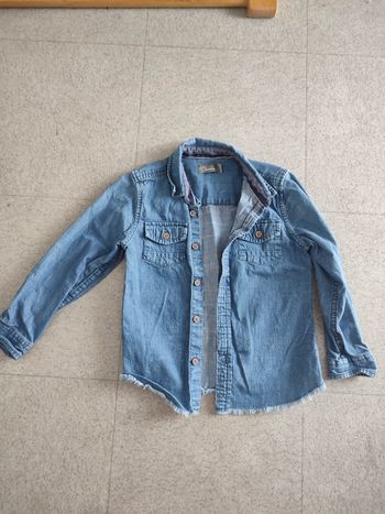Chemise jean garçon 6 ans