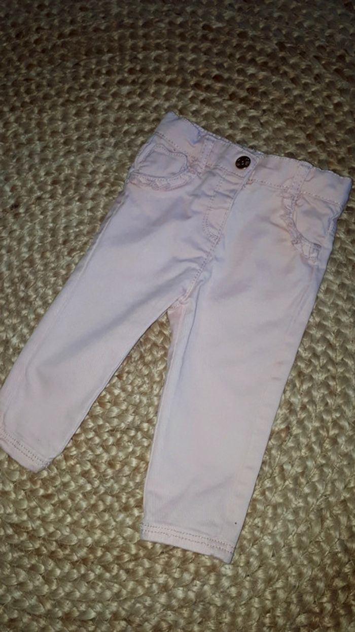 Joli ensemble fille pantalon et tee shirt manches courtes - 6 mois - photo numéro 5