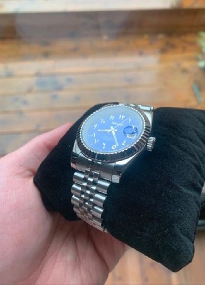 Seiko mod arabic dial bleu foncé - photo numéro 7