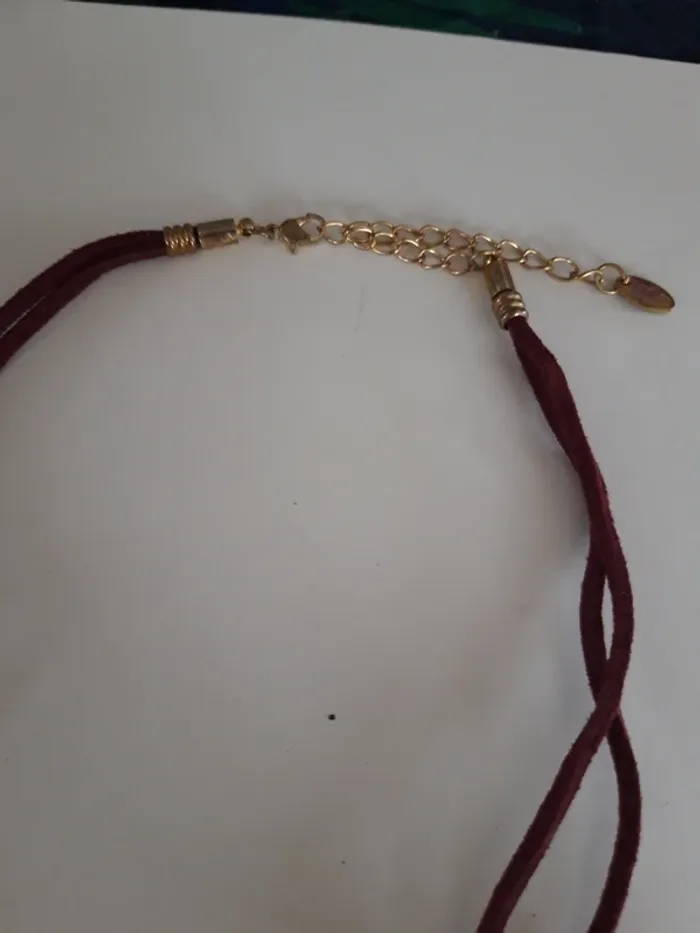 Collier fantaisie ambré - photo numéro 4