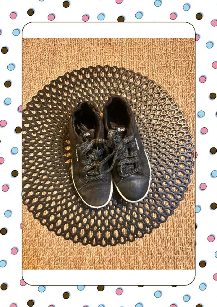 Baskets paillette noire - photo numéro 2