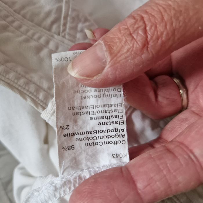 T36 Pantacourt blanc - photo numéro 5