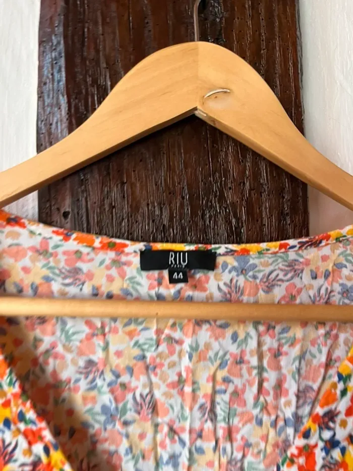 Blouse fleurie et colorée RIU – T.44 - photo numéro 4