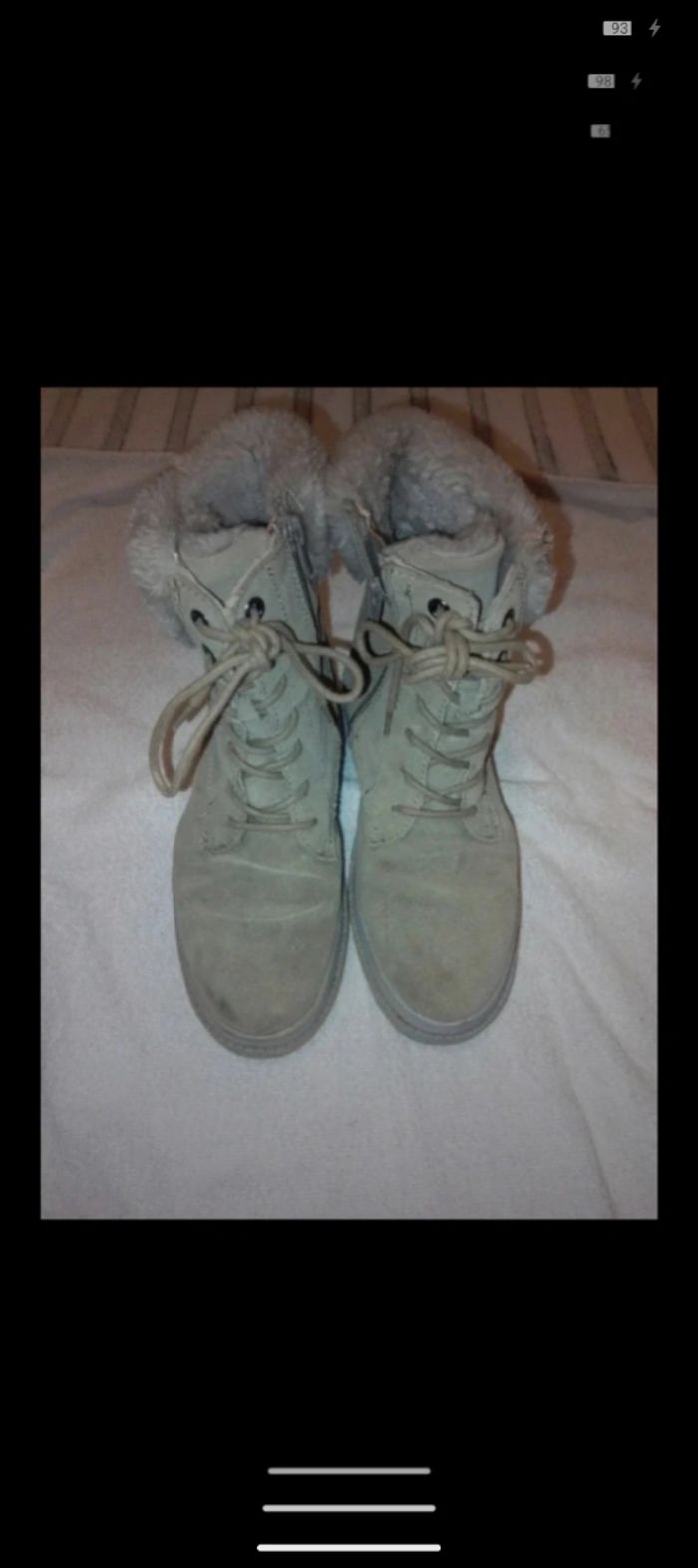 Bottines d'hiver femme 38