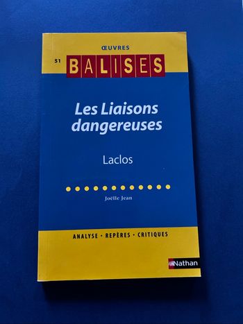 Œuvre BALISES N 51 .Balises Les liaisons, dangereuses, Laclos