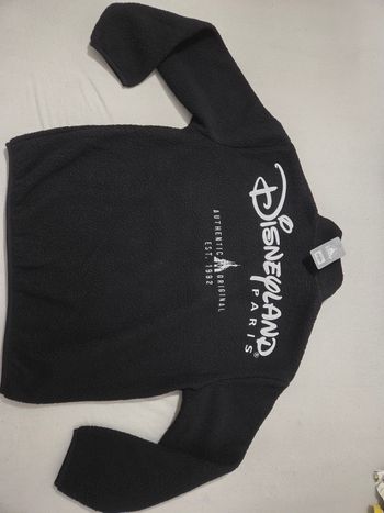 Veste sherpa Polaire logo Disneyland Paris taille XL + 1 goodies Disney offert