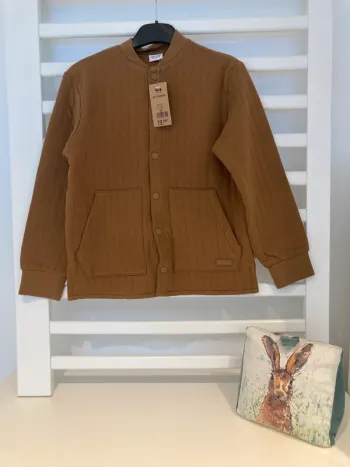 10 ans - Gilet type bloomers couleur cognac tout neuf avec étiquette