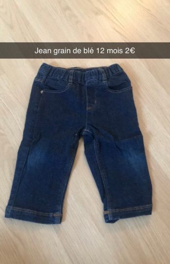 Jean 12 mois