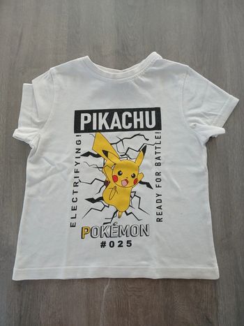 Tee shirt pikachu 3 ans
