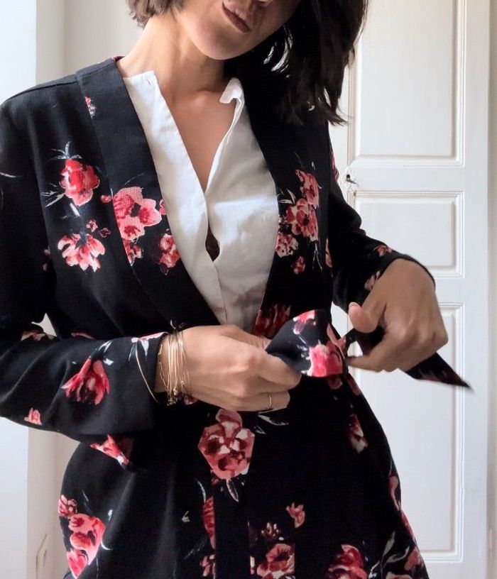 Veste fleurie H&M - 36 - neuf