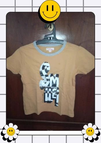 😊T-shirt - moutarde - sequins - MC - 6 ans - Du Pareil au même😊