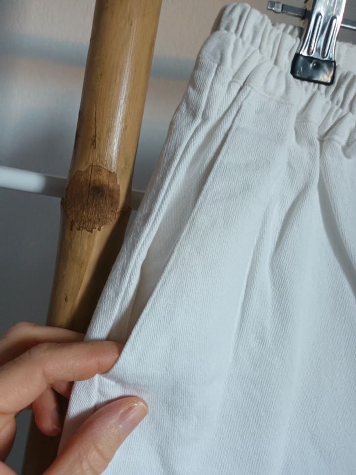 Chino blanc Mariella Gelli taille 44 - photo numéro 3