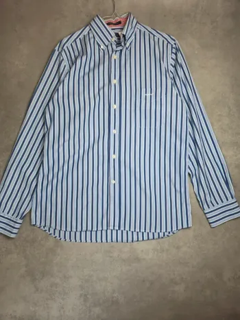 Chemise manche longue Gant Bleu taille S GA462