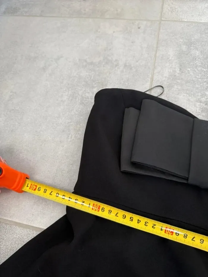 Magnifique robe bustier Claudie Pierlot noire taille 38 comme neuve - photo numéro 8