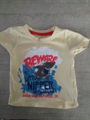 T-shirt manches courtes Little Rebel garçon 9  mois