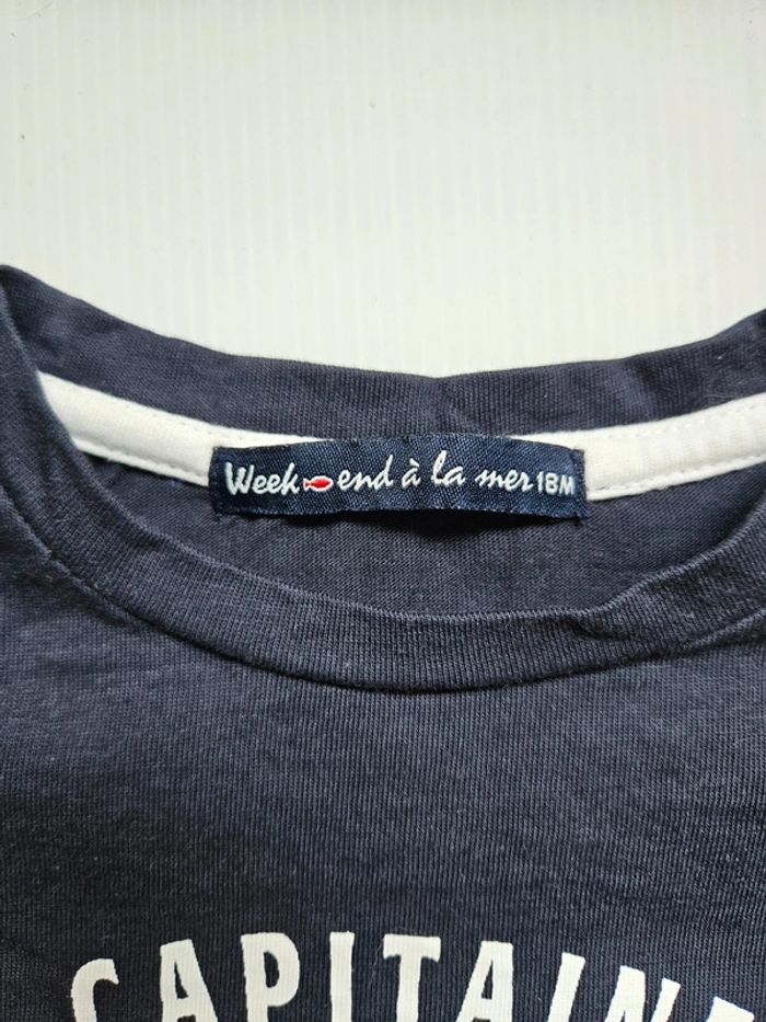 Ensemble tee shirt + short 18 mois - photo numéro 3
