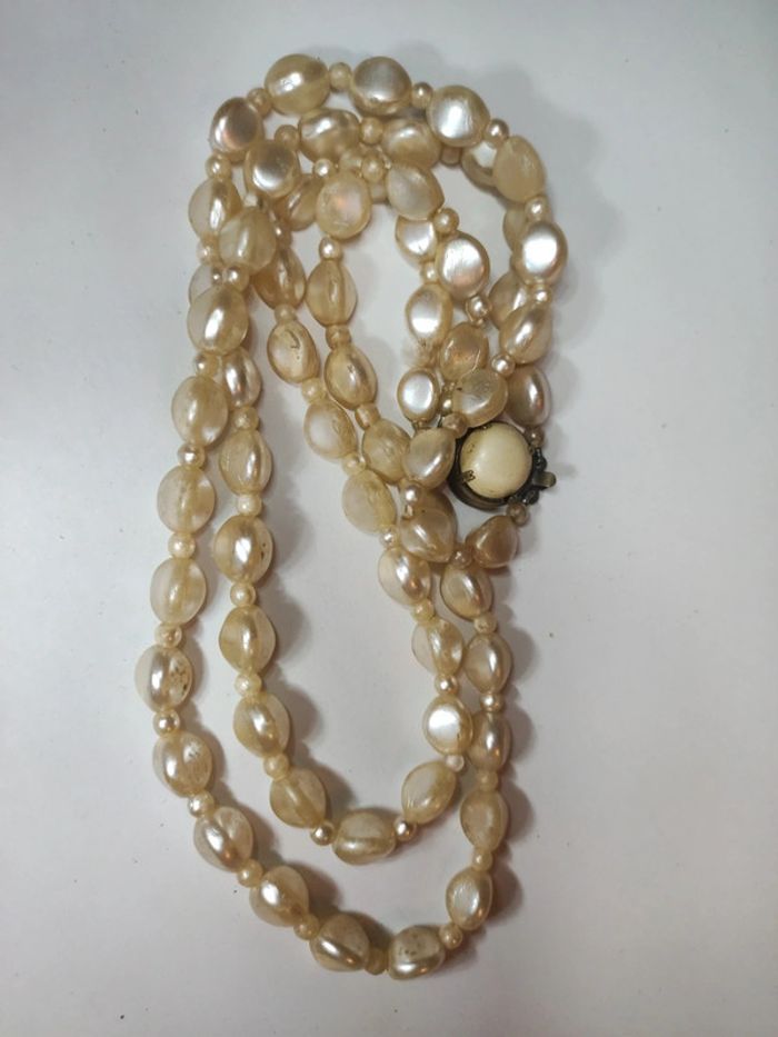 Collier vintage perles - photo numéro 2
