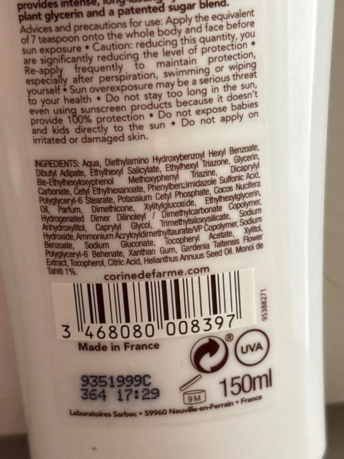 Lait Protecteur Hydratation+ SPF50 - photo numéro 5