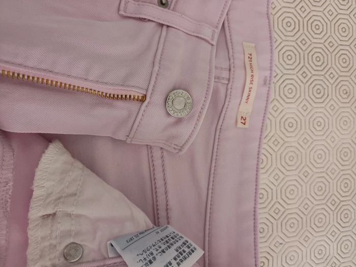 Jean Levis T 37 skinny rose - photo numéro 5