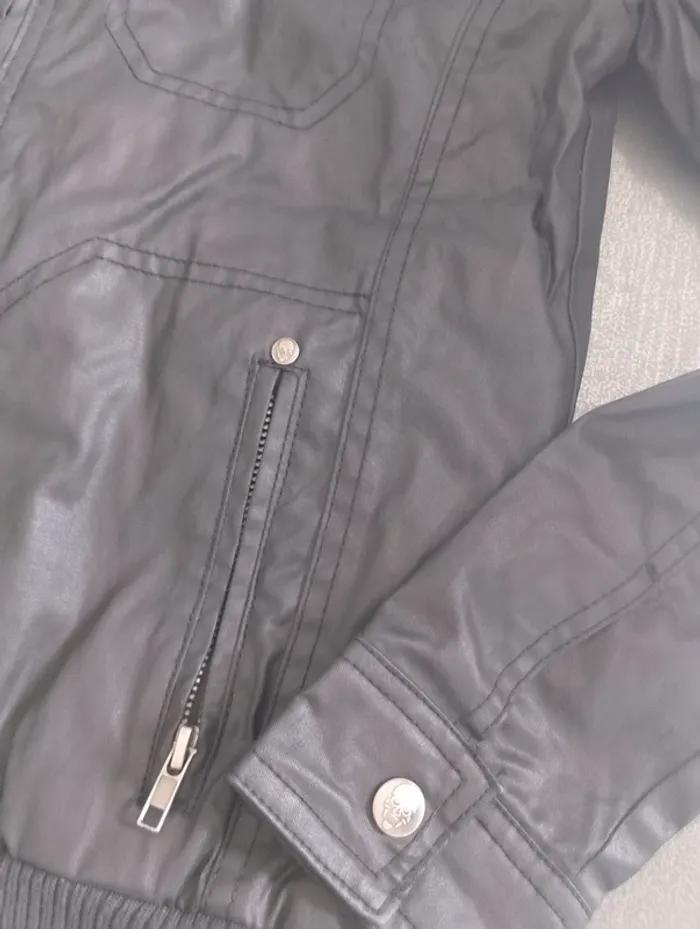 Veste jean huilé 12 ans - photo numéro 3