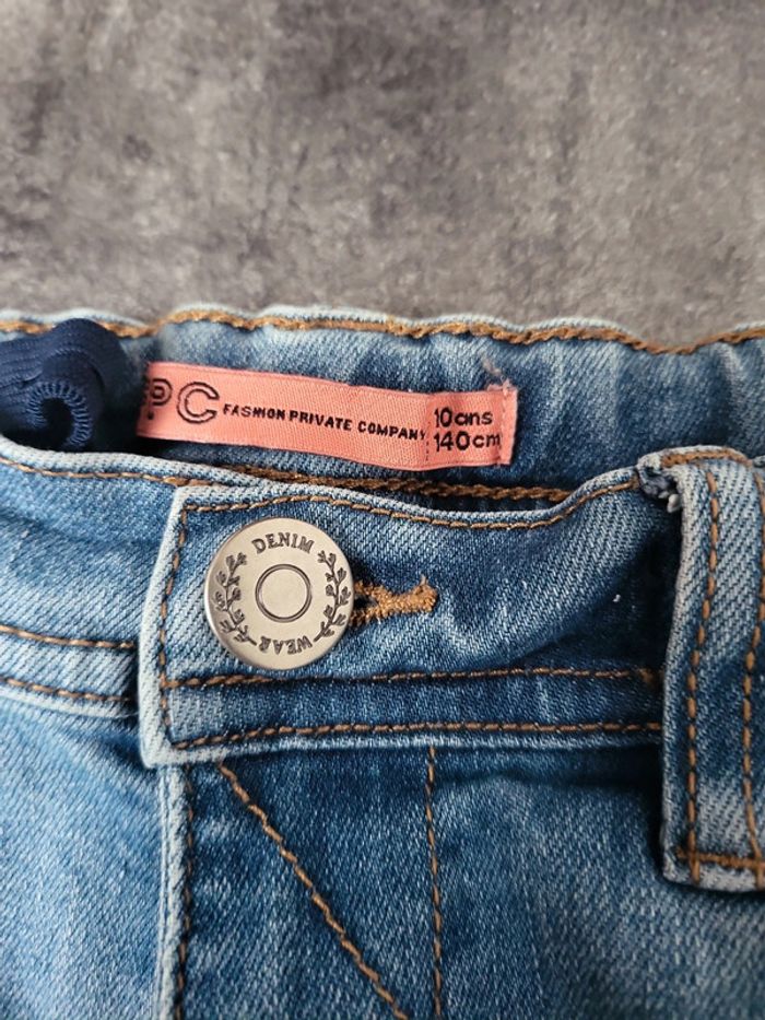 Lot 4 jeans slim fille 10 ans très bon état - photo numéro 19