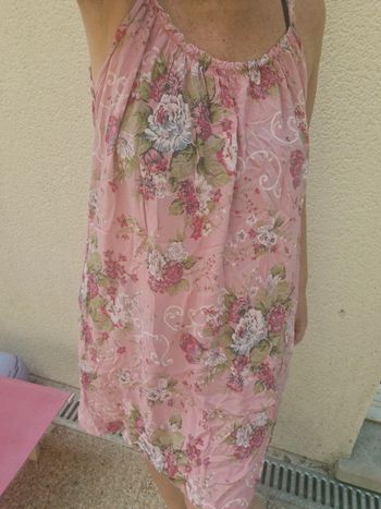 Robe voile fleurie 42