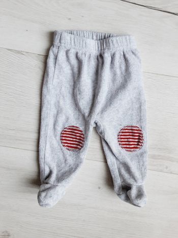 Vêtement bébé mixte garçon fille pantalon de pyjama gris Vert Baudet 3 mois