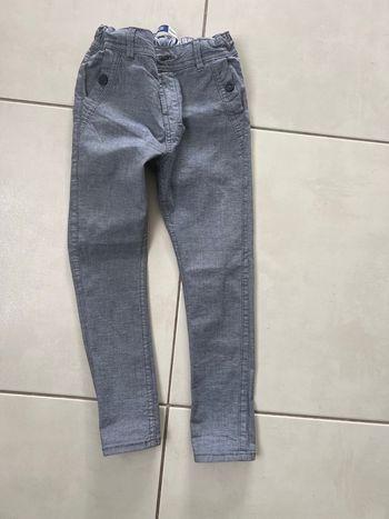 Pantalon chino garçon 5 ans gris 