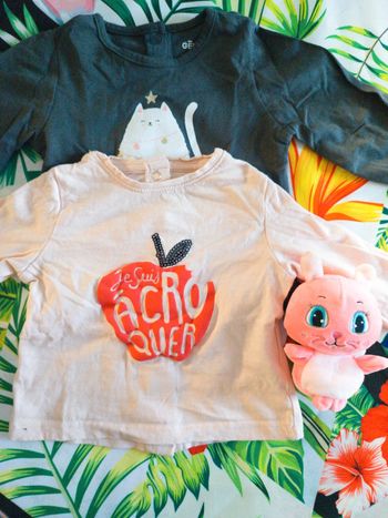 Lot tee-shirt manches longues