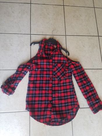 Chemise à carreaux T.S