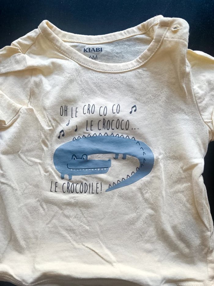 Lot t shirt 6 mois - photo numéro 5