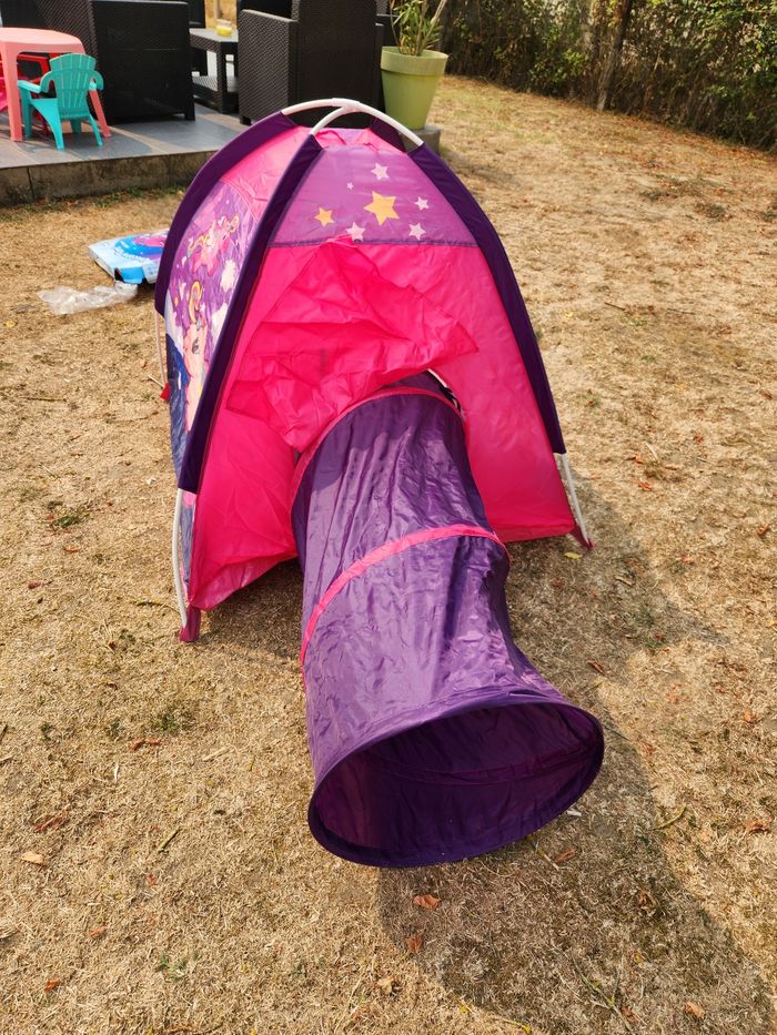 Tente licorne avec tunnel - photo numéro 2