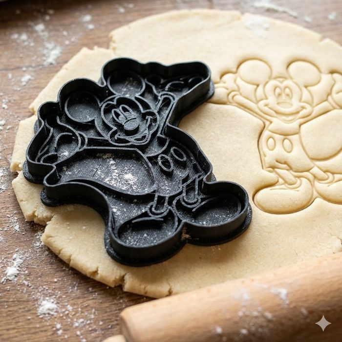 Emporte-pièce Mickey Mouse 8 cm pour biscuits et pâtisserie
