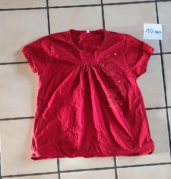 Tee shirt fille 10 ans 