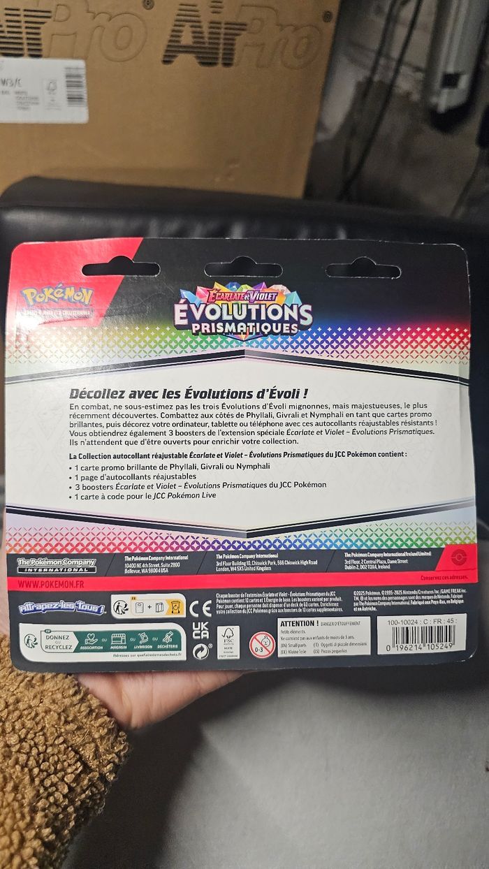 Tripack Pokemon Prismatique 8.5 Nymphali - photo numéro 2