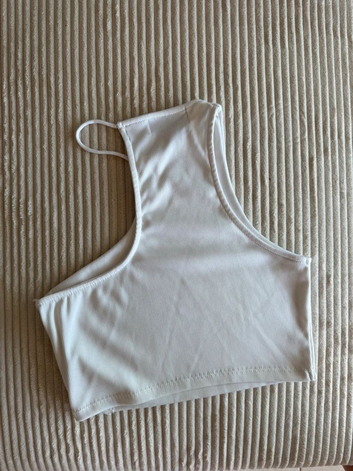 Haut blanc Bershka - photo numéro 2