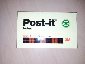 Post-it jaune 100 notes adhesive