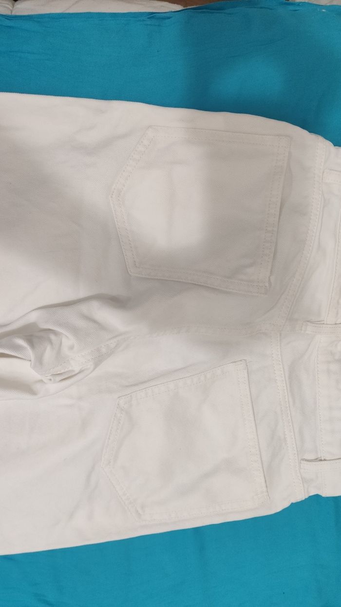 Jean blanc  taille 34. - photo numéro 3