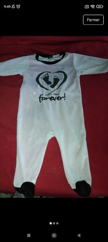 Très beau pyjama bébé e12