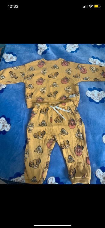 Ensemble roi lion  24mois