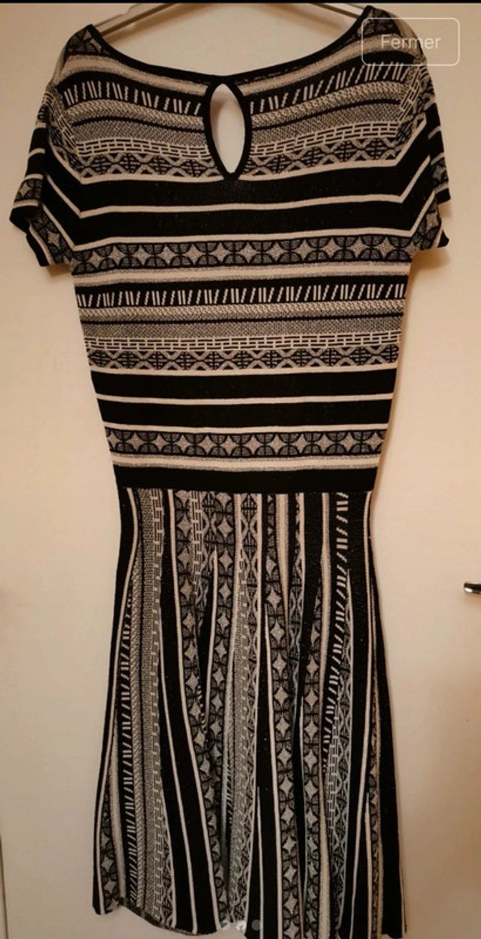 Robe en lurex argenté Jacqueline Riu Taille 1 - photo numéro 2