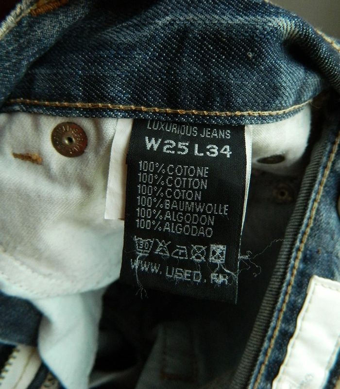 Pantacourt en jeans T 36 "Used Jeans" - photo numéro 3