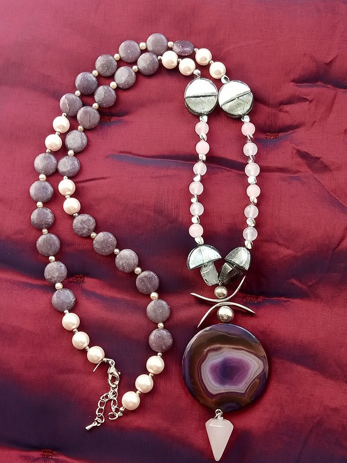 Sautoir en pierres fines - photo numéro 5