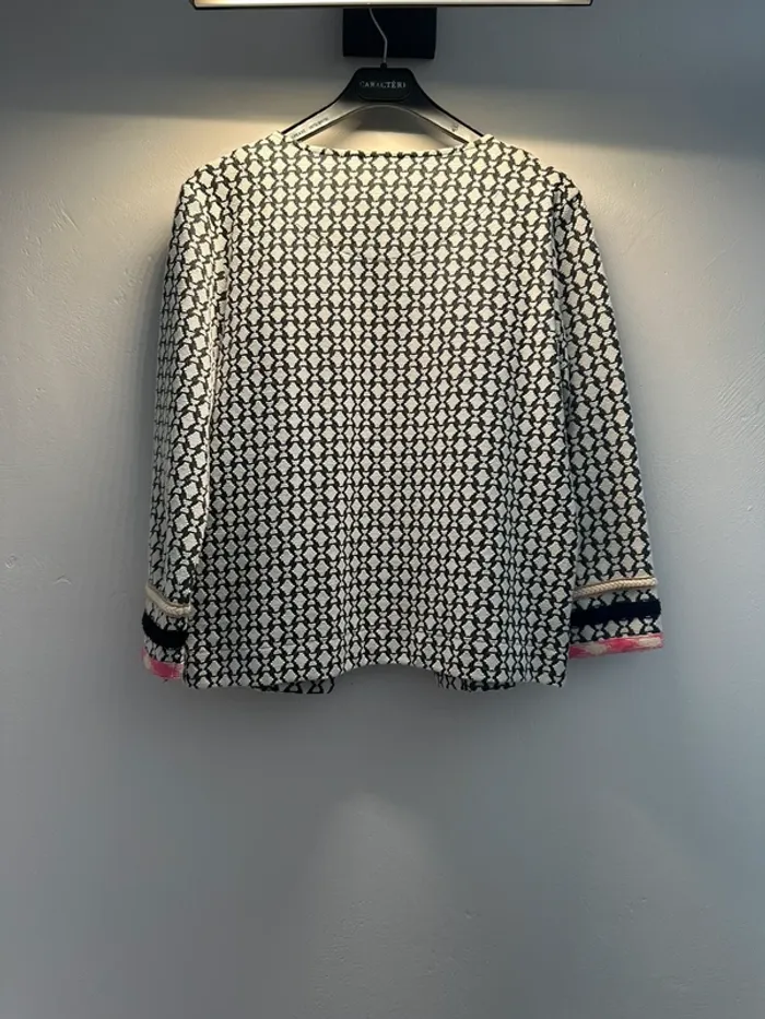 Jolie veste Street One noire et blanche T 42 - photo numéro 5