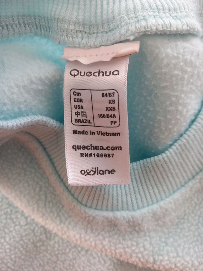 🎀pull polaire T34 quechua Decathlon - photo numéro 2
